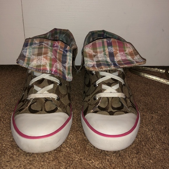 Coach Shoes - Coach Bonney High Top Sneakers, size 8